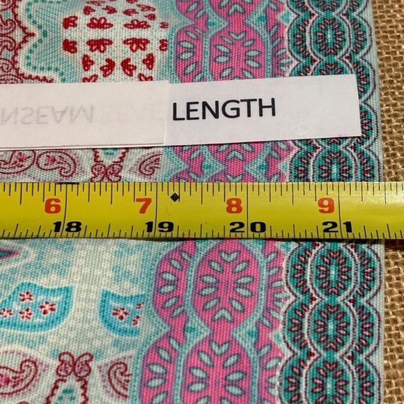 Talbots Womens Knee Length Pencil Skirt Elastic side Sz 14P Preppy Spring Resort - Picture 12 of 13